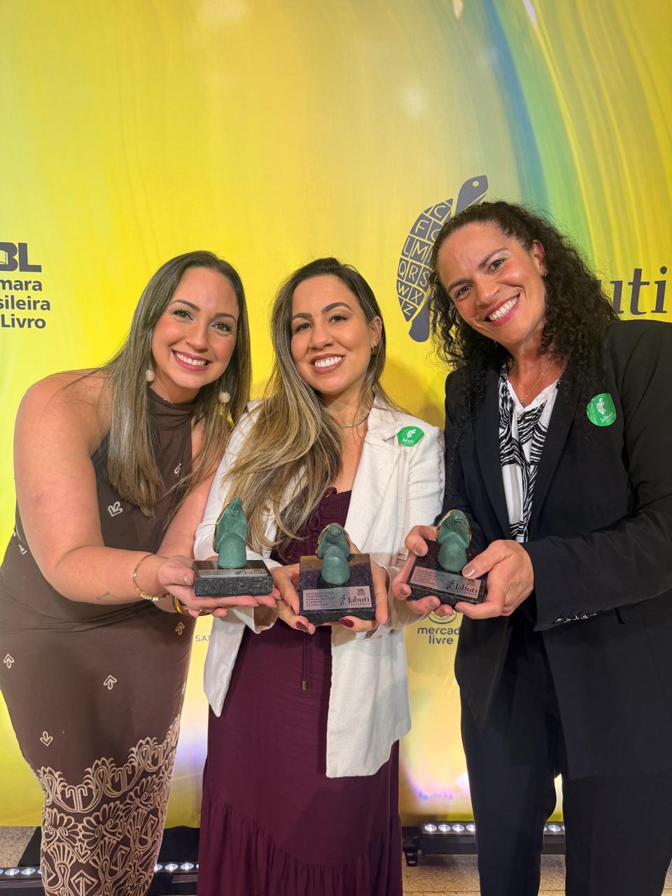 Pesquisadoras premiadas no 3º Prêmio Jabuti Acadêmico