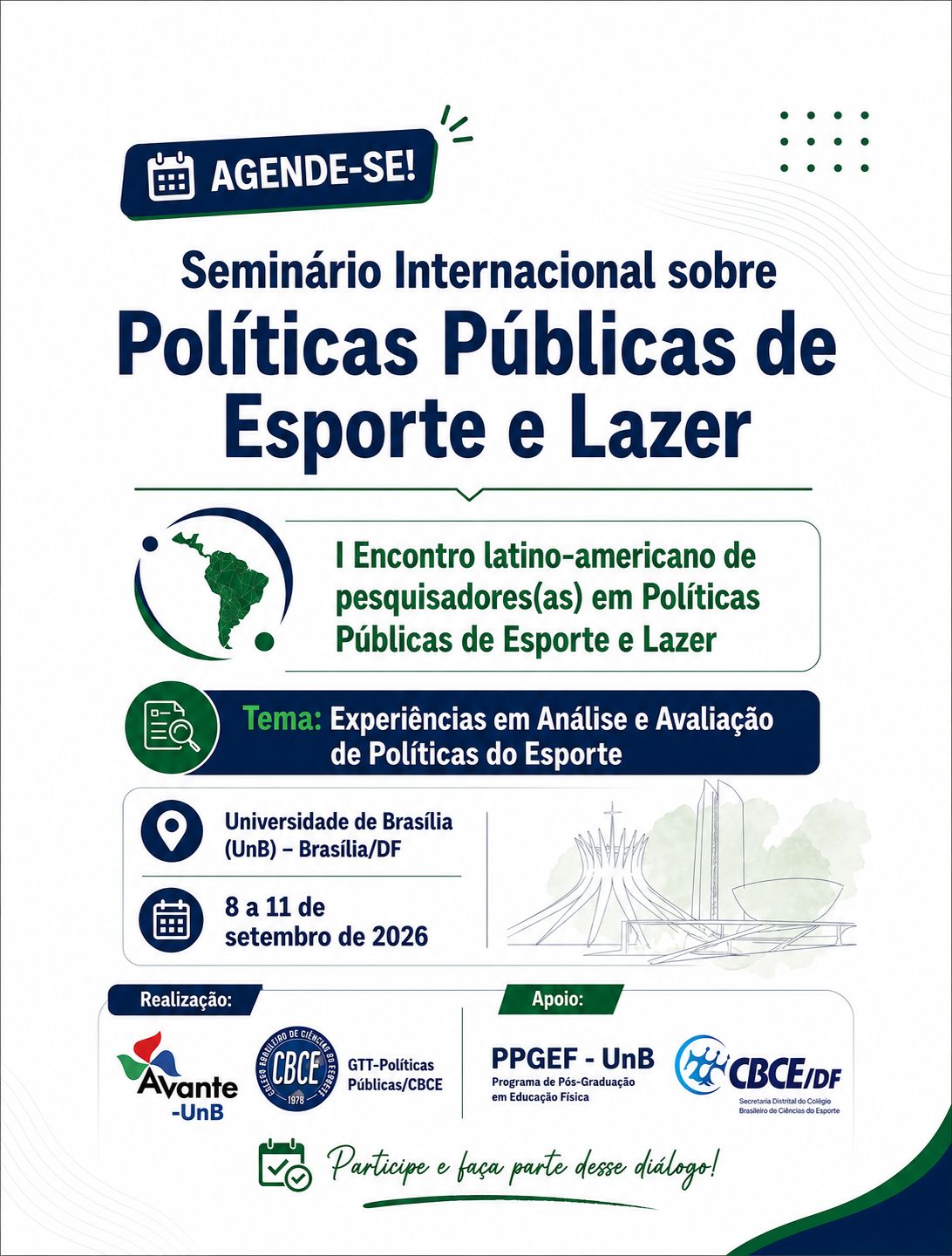 Seminário Internacional sobre Políticas Públicas de Esporte e Lazer